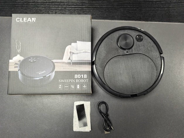 CLEAN Smart Robot 8018 — 3-in-1 Sweeping, Vacuuming & Mopping Robot
